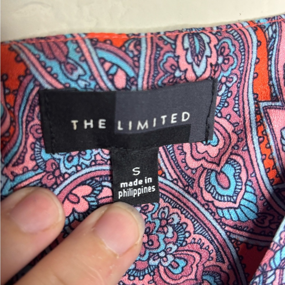 The Limited Paisley Tank Top Size S - Picture 2 of 3